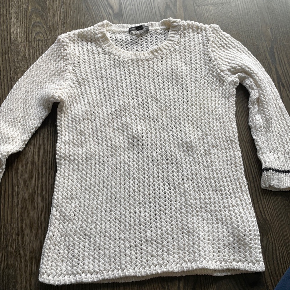 James Perse crochet sweater